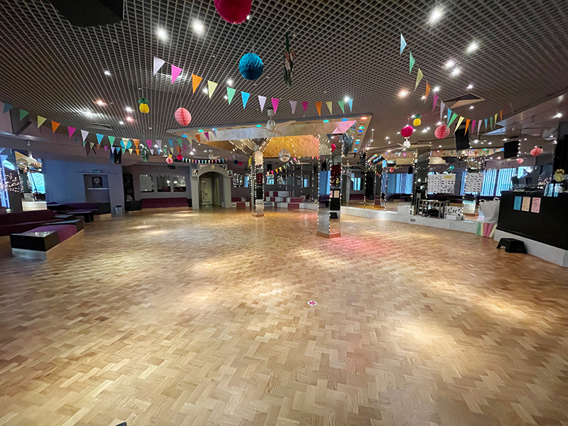 Tanzschule Marquardt Marhoffer´scher Saal, Tanzfläche